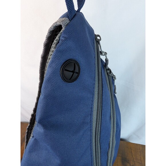 Disney Cruise Line Castaway Club Blue Shoulder Crossbody Backpack Sling Bag - Picture 8 of 15